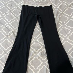 Lululemon black flare leggings size 10